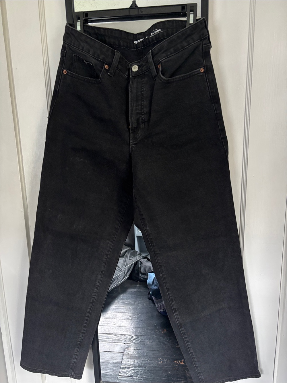 Old Navy High-Rise Women's Black Straight Jeans